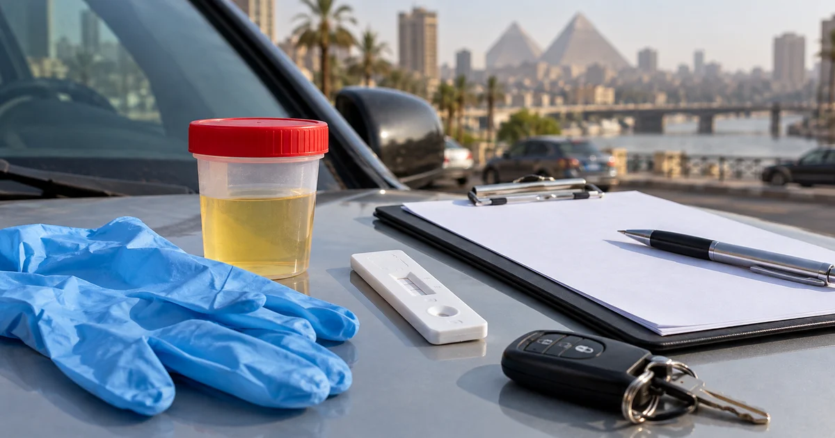 إجراءات تحليل المخدرات للسائقين من الكاشف السريع إلى فحص العينة والتحليل المعملي وفق قانون المرور