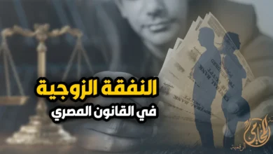 النفقة الزوجية في القانون المصري وحق الزوجة في المطالبة بالنفقة أمام محكمة الأسرة عند امتناع الزوج عن الإنفاق.