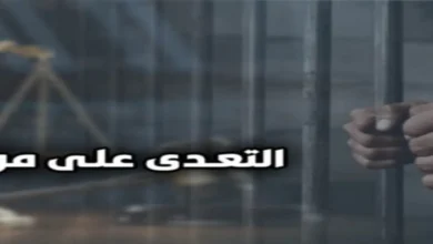 التعدى على موظف عام في القانون المصري مع تصوير قانوني يبرز أركان الجريمة والعقوبة والظروف المشددة في قضايا الاعتداء على الموظف العام