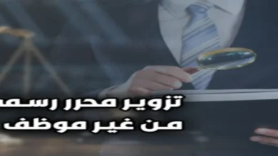 تزوير محرر رسمى في القانون المصري مع إبراز مستند رسمي منسوب لجهة حكومية على خلاف الحقيقة وفق المادة 212 عقوبات