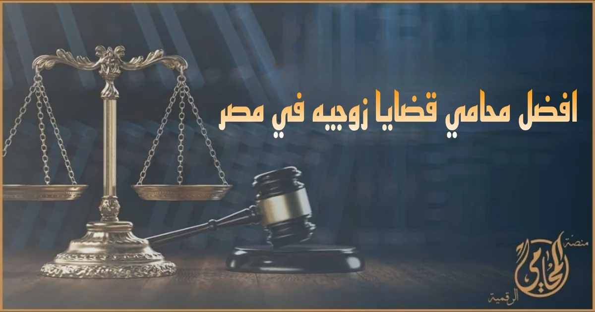 محامي قضايا زوجيه في مصر متخصص في قضايا الطلاق والخلع والنفقة والحضانة والرؤية أمام محكمة الأسرة