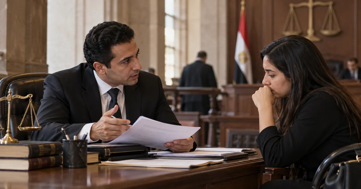 محامٍ يراجع أوراق بلاغ تحرش ويوضح الموقف القانوني والإجراءات