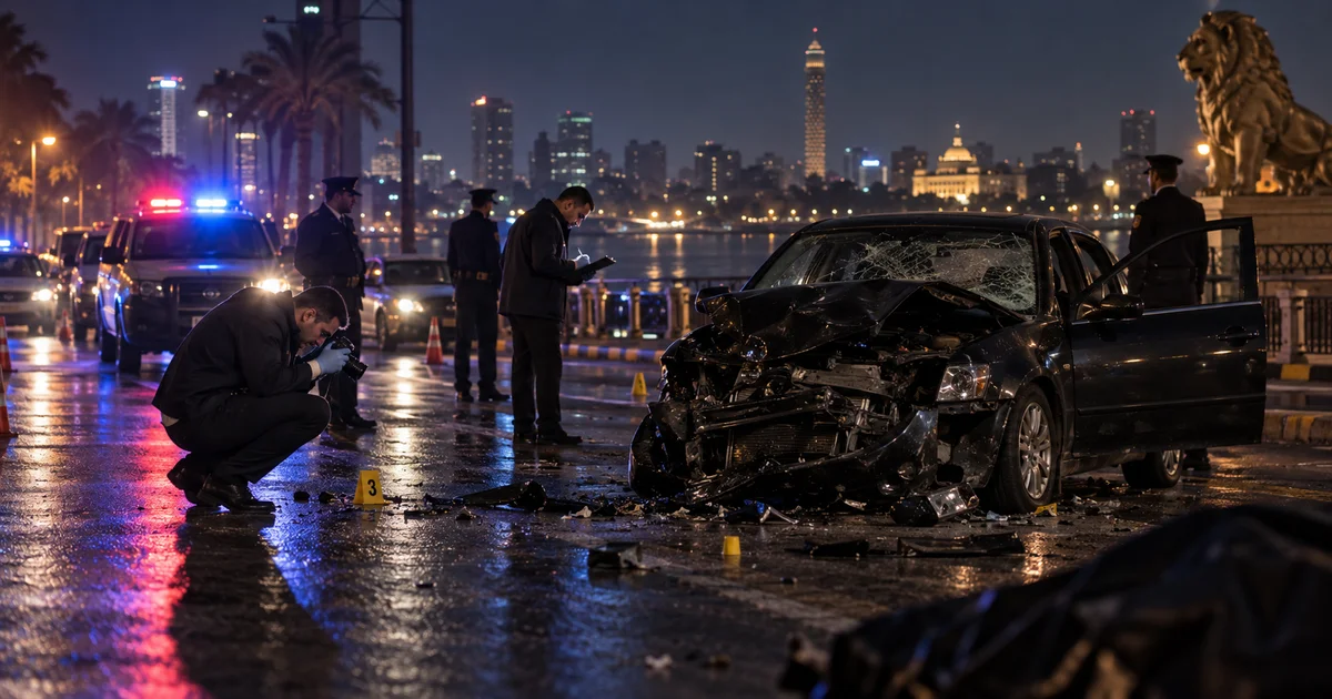 حادث قتل خطأ تحت تأثير المخدرات مع فحص موقع الحادث والأدلة