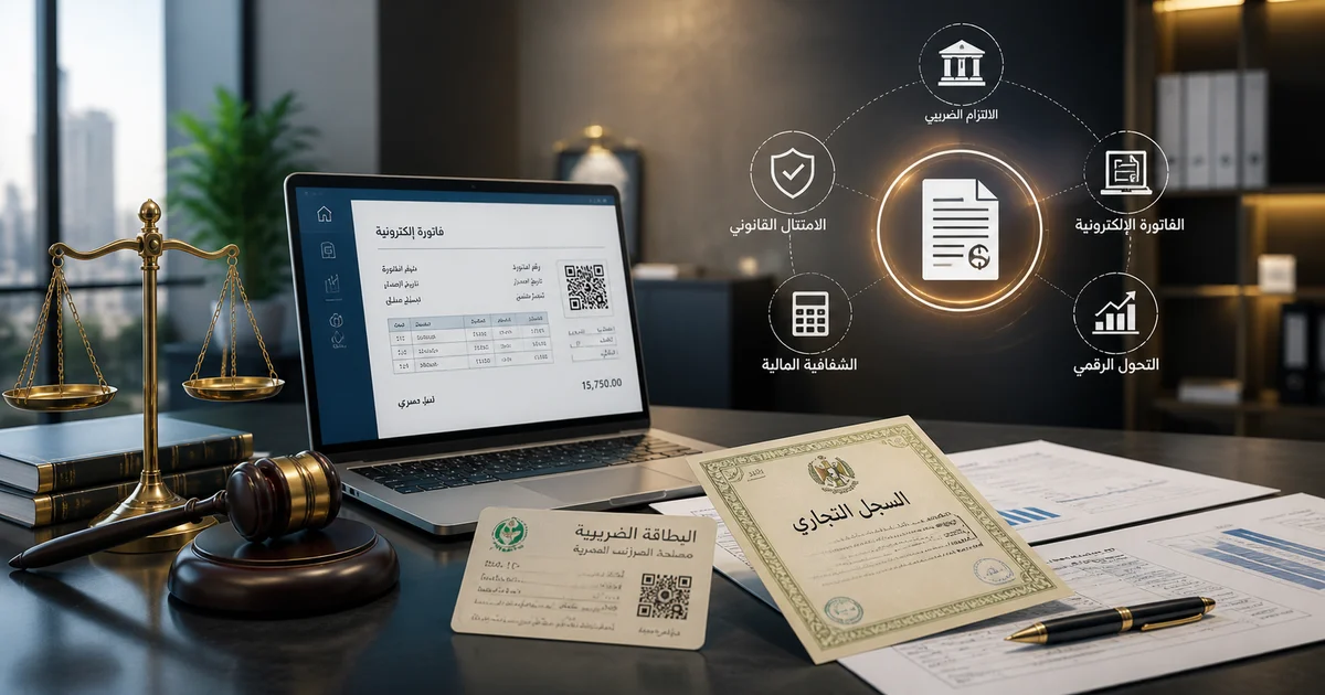 الشركات المعفاة من الفاتورة الإلكترونية في مصر وشروط الإعفاء والتسجيل الضريبي للشركات والمنشآت الفردية.