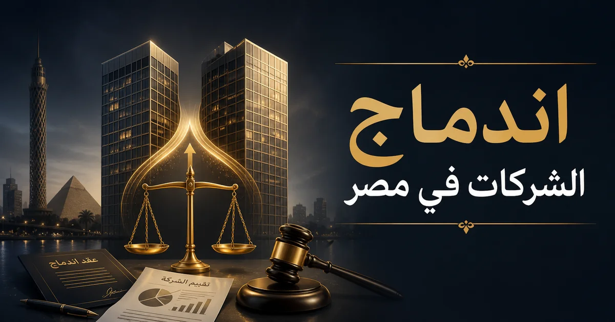 اندماج الشركات في مصر مع عقد اندماج وتقييم الشركة وإجراءات الدمج القانونية بين الكيانات التجارية