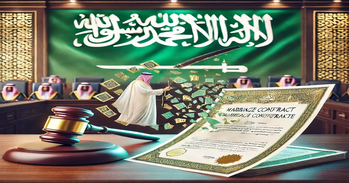 فسخ عقد الزواج في السعودية وإجراءات فسخ عقد النكاح أمام المحكمة المختصة