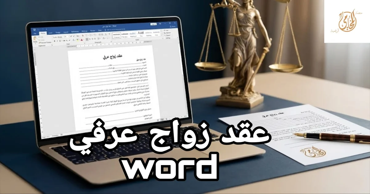 عقد زواج عرفي word