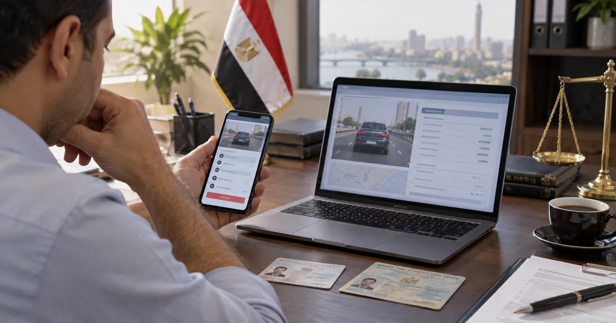 مراجعة بيانات مخالفة مرورية قبل تقديم تظلم مخالفات المرور إلكترونيًا