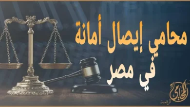 محامي إيصال أمانة في مصر