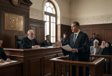 إخلاء السبيل في القانون المصري داخل قاعة محكمة مصرية أثناء نظر طلب الإفراج عن متهم في قضية جنائية.