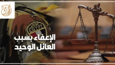 شاب يراجع مستندات الإعفاء بسبب العائل الوحيد أمام جهة قانونية لإثبات موقفه من التجنيد في مصر.