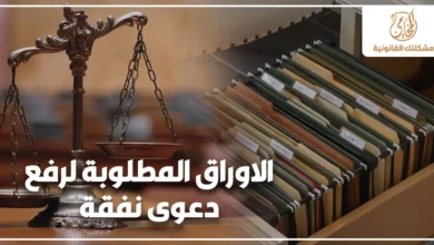 الأوراق المطلوبة لرفع دعوى نفقة في القانون المصري والمستندات الأساسية لبدء القضية أمام محكمة الأسرة