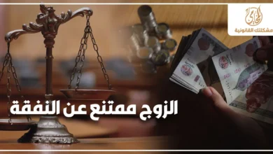 الزوج ممتنع عن النفقة وصورة قانونية توضح نزاع النفقة في مصر بين المطالبة القضائية والامتناع عن سداد النفقة