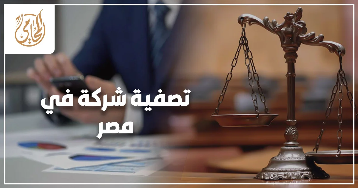 تصفية شركة في مصر بشكل قانوني مع مستندات شركات وملفات قانونية داخل بيئة أعمال رسمية.