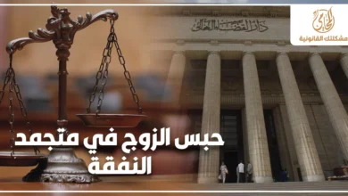 حبس الزوج في متجمد النفقة أمام دار القضاء العالي في مصر وإجراءات المطالبة بحقوق الزوجة والأبناء