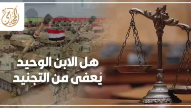 شاب مصري يراجع مستندات التجنيد والقيد العائلي لمعرفة هل الابن الوحيد يُعفى من التجنيد في مصر.