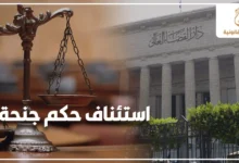 استئناف حكم جنحة في مصر مع ميزان العدالة وواجهة دار القضاء العالي للتعبير عن إجراءات الطعن على أحكام الجنح أمام المحكمة المختصة.