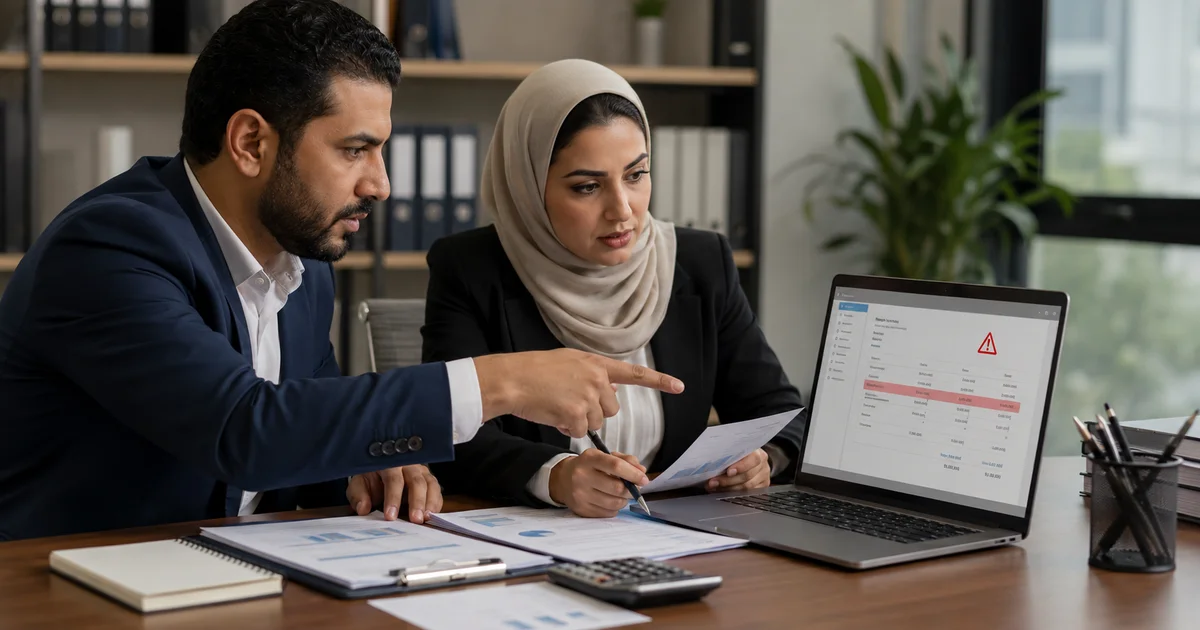 تصحيح الخطأ في الفاتورة الإلكترونية ومراجعة المستندات الضريبية لحماية الشركات من الغرامات أثناء الفحص الضريبي.
