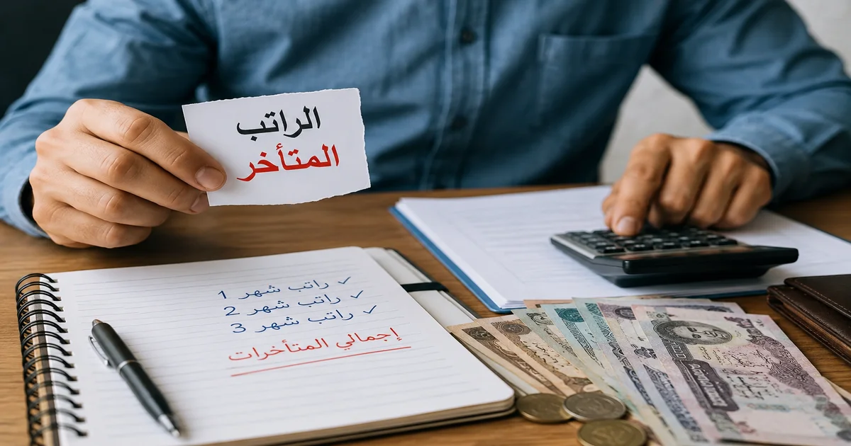 موظف يراجع الراتب المتأخر والمستحقات المالية في مشكلة صاحب العمل لا يعطيني راتبي