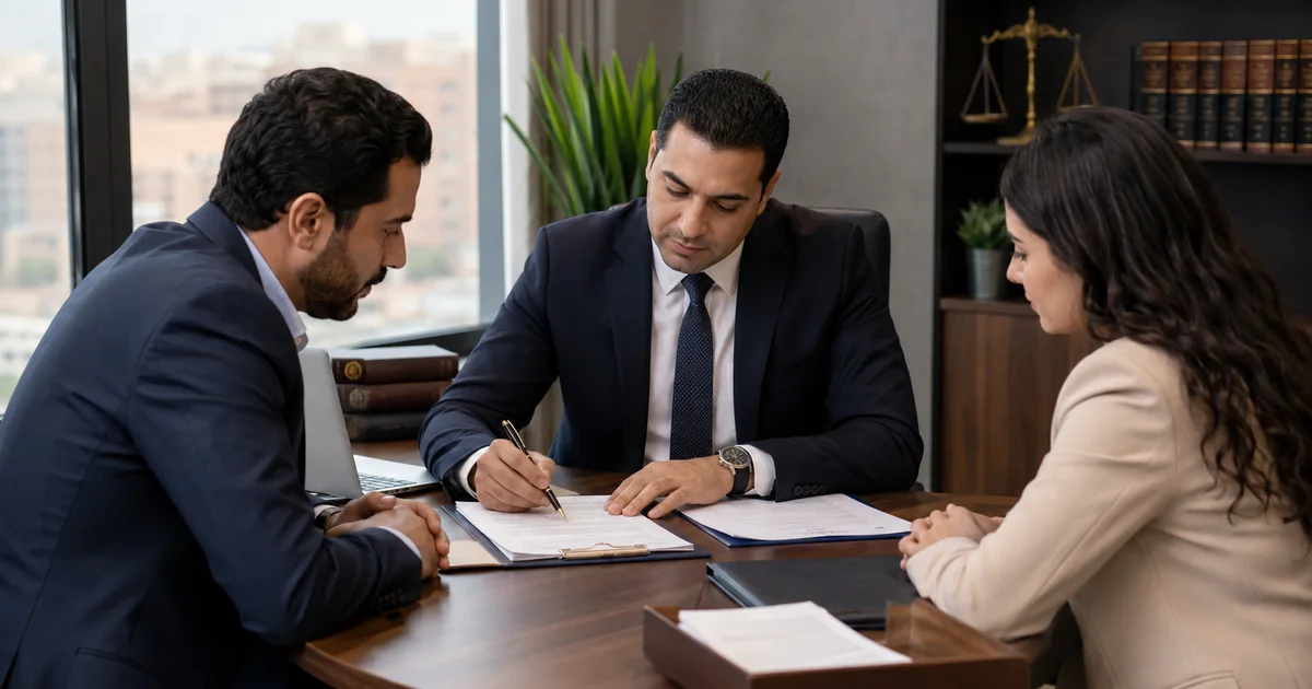 صياغة ومراجعة العقود التجارية في مصر بحضور محامٍ وأطراف التعاقد قبل التوقيع