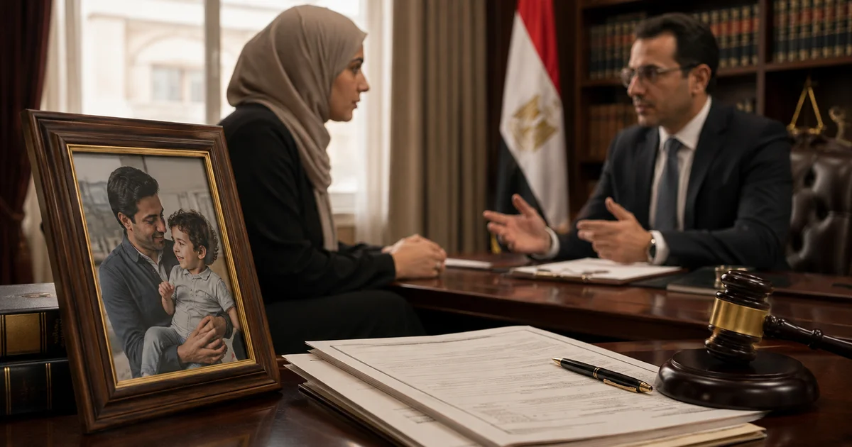 أم تستشير محاميًا بشأن إثبات النسب بعد وفاة الأب في مصر والإجراءات القانونية