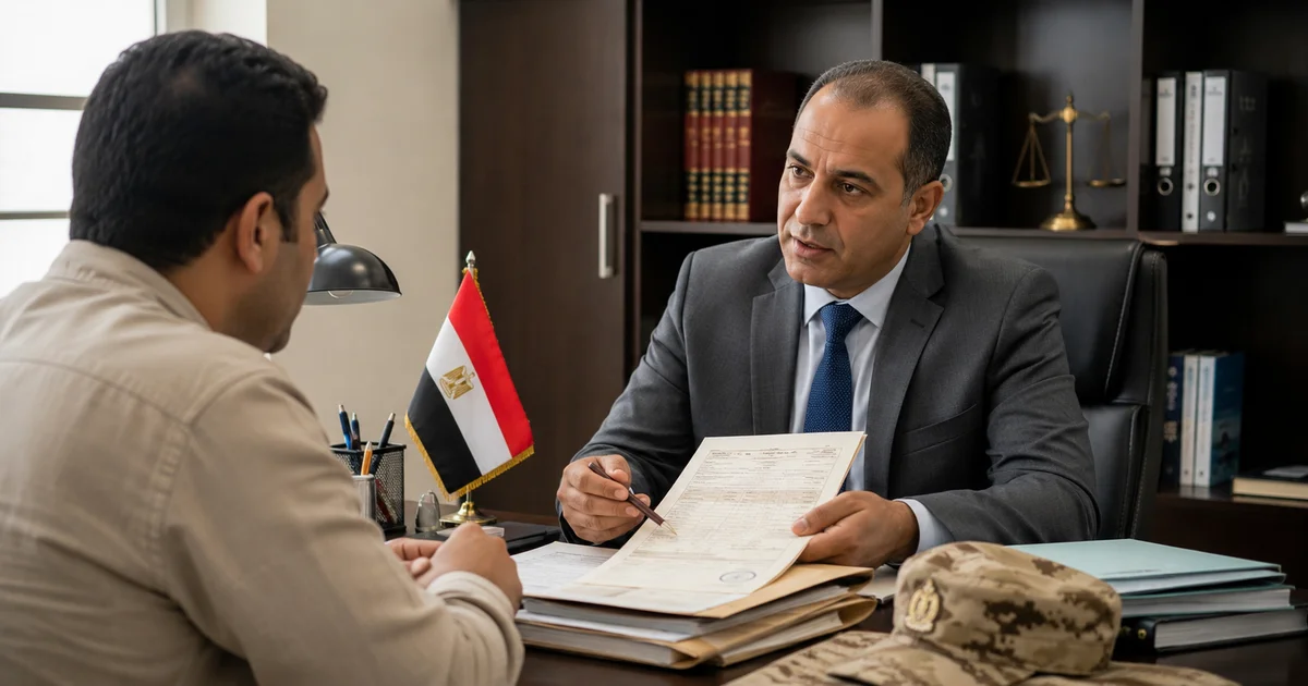 استشارة قانونية حول رفض ضم مدة الخدمة العسكرية إلى التأمينات ومراجعة مستندات العامل