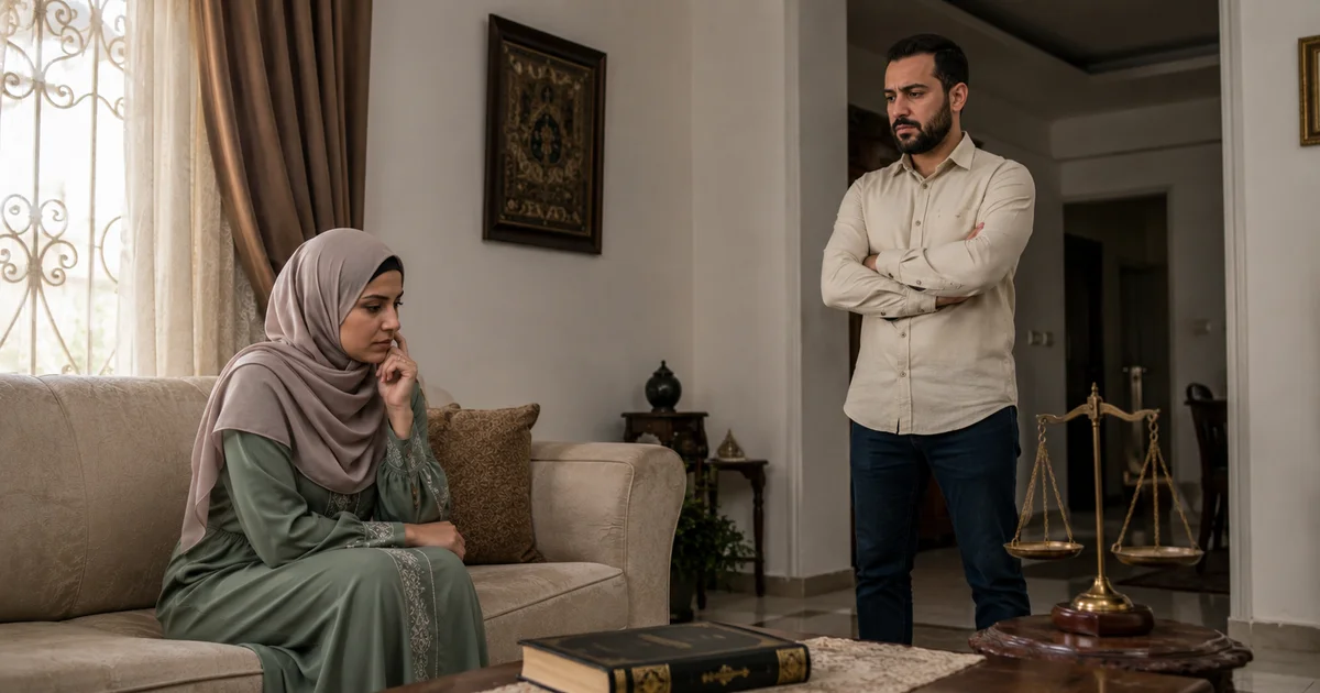 خلاف زوجي يوضح مفهوم حكم نشوز الزوجة في الاسلام والفرق بين الخلاف والنشوز