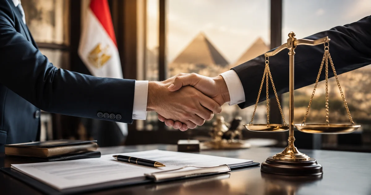 اتفاق بين شريكين مع ميزان العدالة يوضح الفرق بين الشريك المتضامن والشريك الموصي