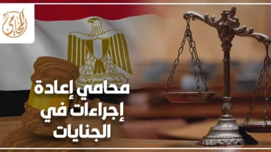 محامي إعادة إجراءات في الجنايات أمام المحاكم المصرية