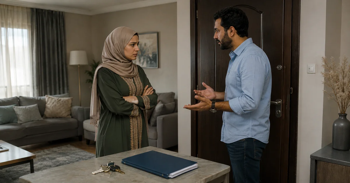 نزاع بين الزوجين حول حيازة مسكن الزوجية وإجراءات التمكين