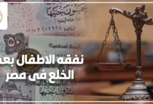 نفقه الاطفال بعد الخلع فى مصر وميزان العدالة مع العملة المصرية