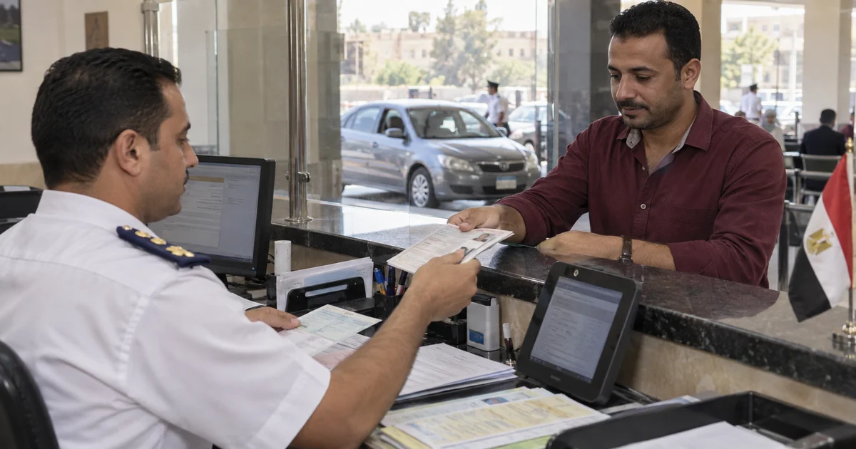 تقديم مستندات السيارة لإتمام إجراءات شهادة براءة الذمة من المخالفات المرورية