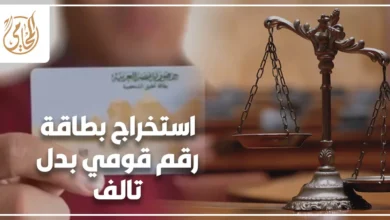 استخراج بطاقة رقم قومي بدل تالف في مصر وإجراءات استبدال بطاقة الرقم القومي التالفة