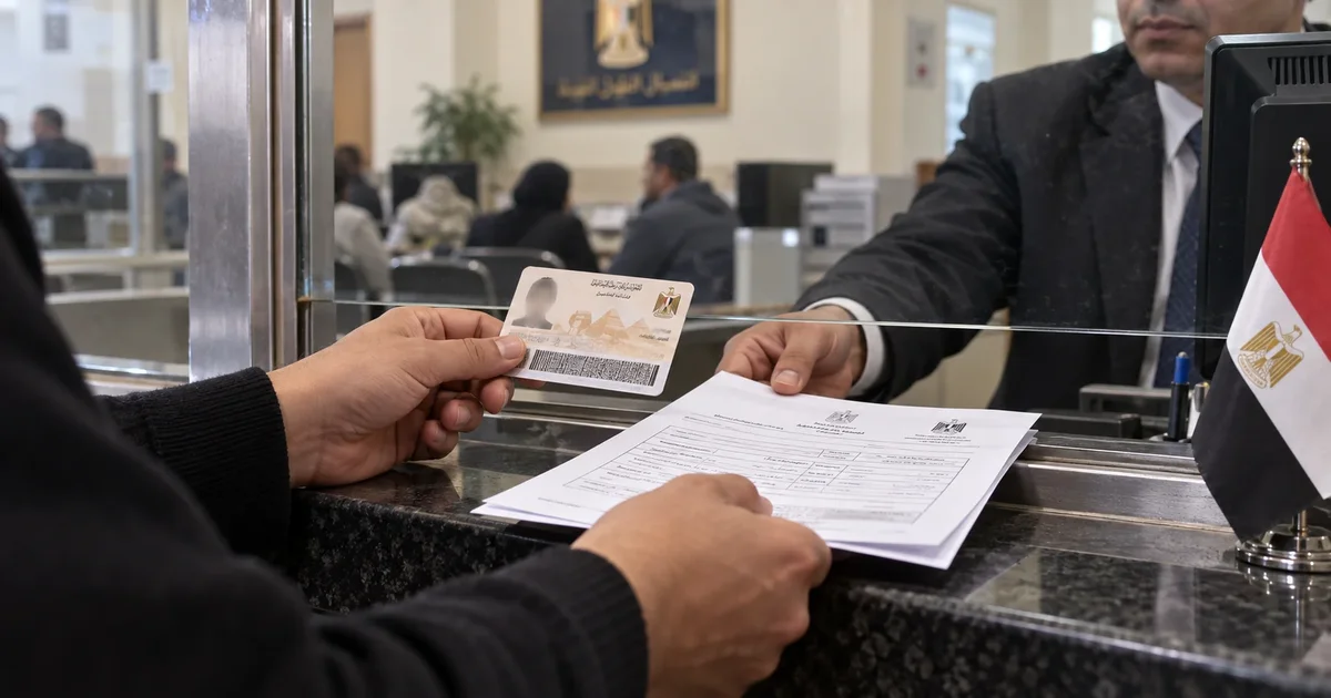تقديم طلب استخراج بطاقة رقم قومي بدل فاقد إلى موظف الأحوال المدنية