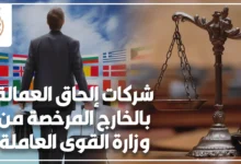 شركات إلحاق العمالة بالخارج المرخصة من وزارة القوى العاملة في مصر