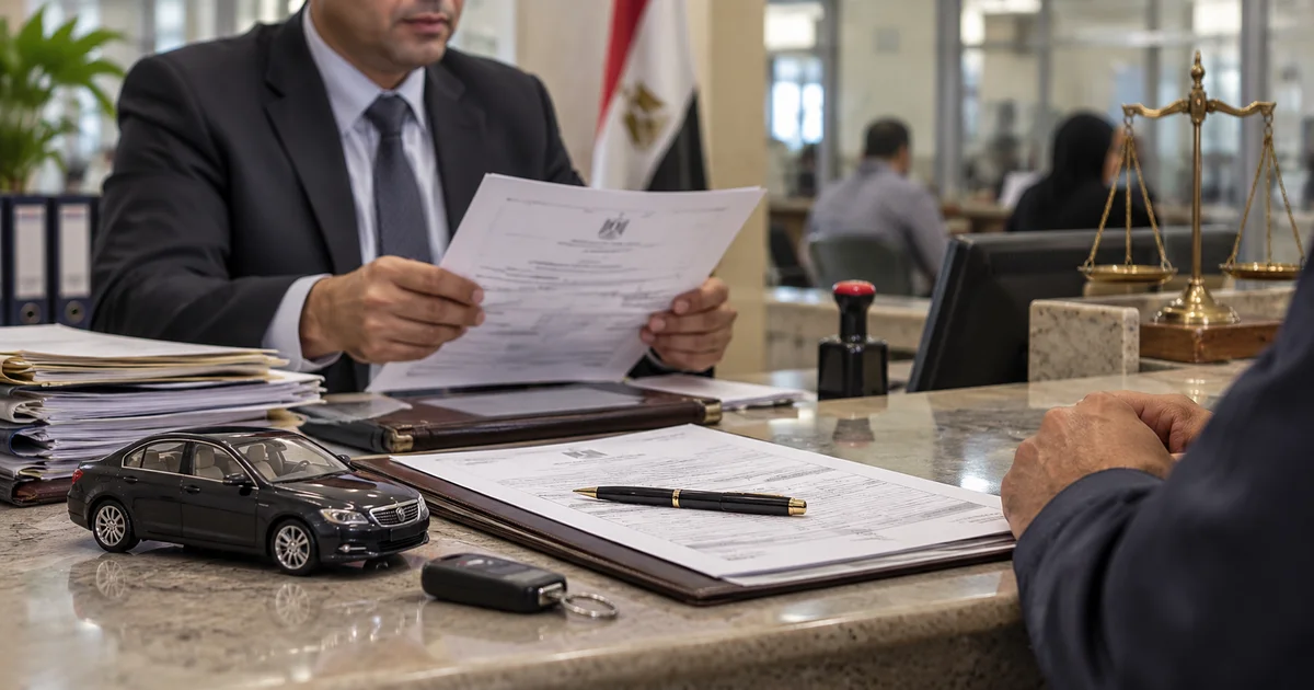 مراجعة مستندات السيارة في الشهر العقاري قبل استكمال إجراءات التسجيل