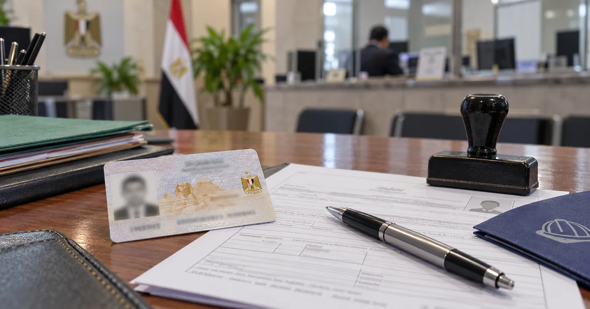 مستندات ونموذج طلب لتحديث المهنة في بطاقة الرقم القومي داخل جهة حكومية
